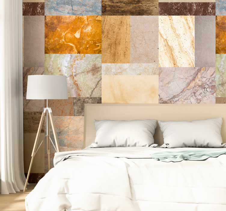 Elegant marmor struktur tapet - TenStickers