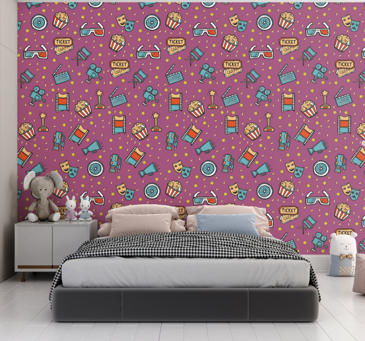 Film aften tapet til børn - TenStickers