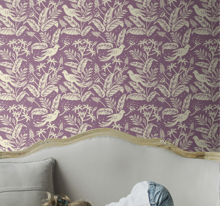 Fugle på grenene dyr tapet - TenStickers