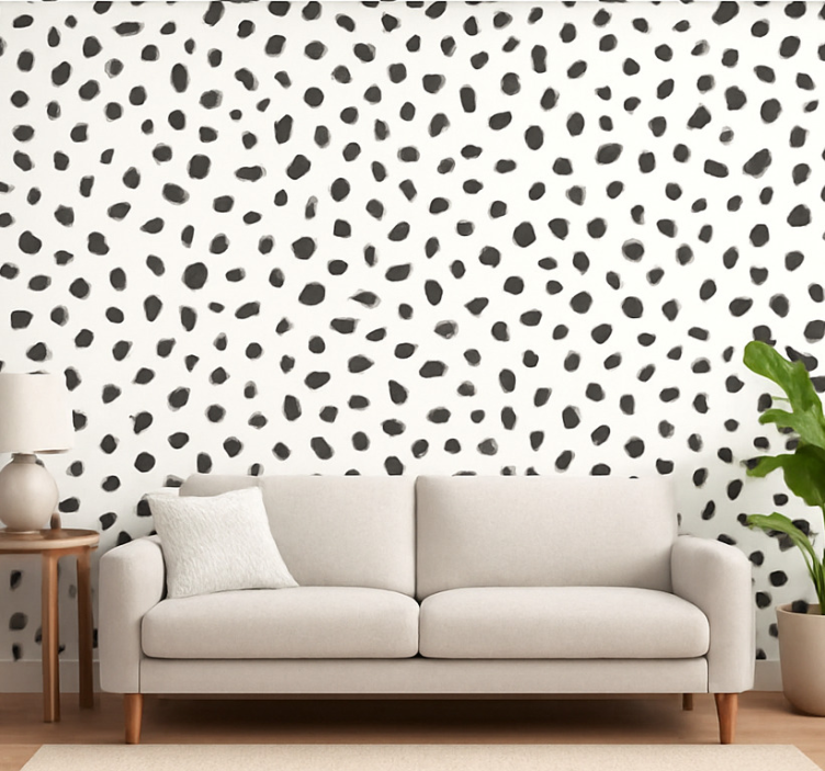 Klassisk dalmata-design tapet med hunde - TenStickers