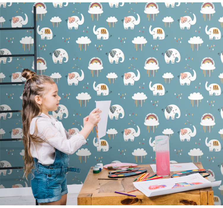 Legende elefantparade elefant tapet - TenStickers