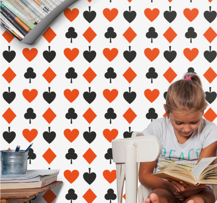 Legende former mønster prikket tapet - TenStickers