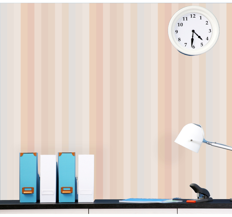 Lodret stribe design stribet tapet - TenStickers