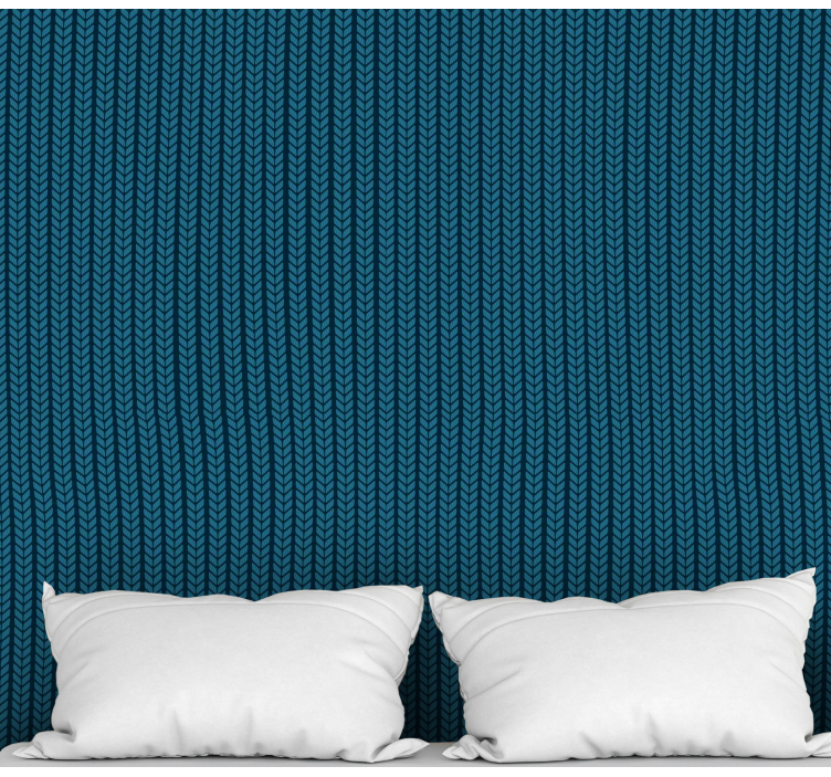 Strikket mønster tapet struktur - TenStickers