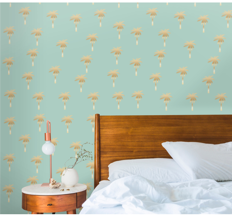 Regnfulde skyer mønster natur tapet - TenStickers