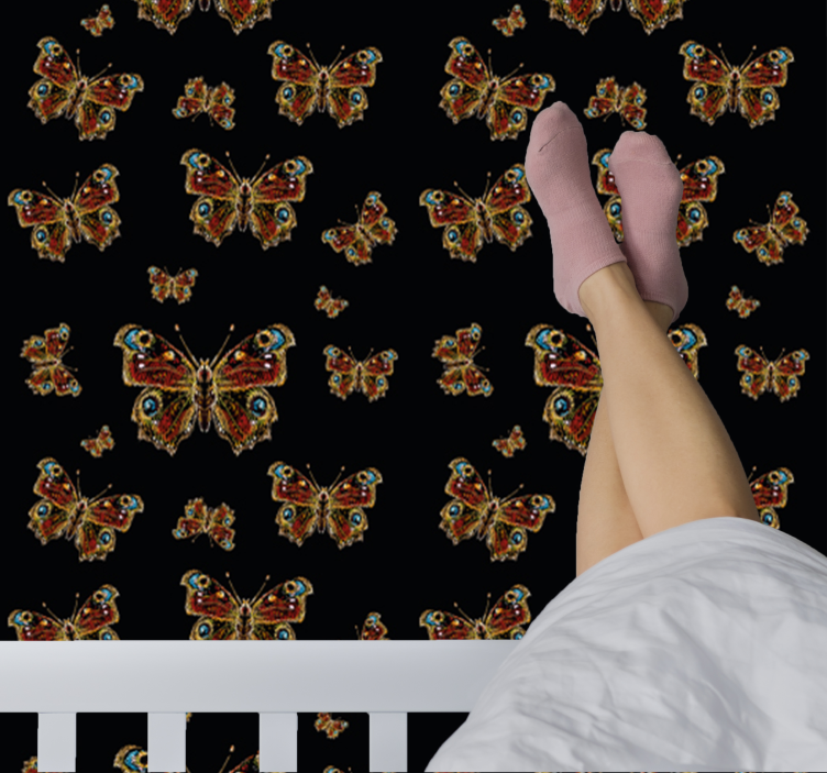Sommerfugle samling tapet sommerfugl - TenStickers