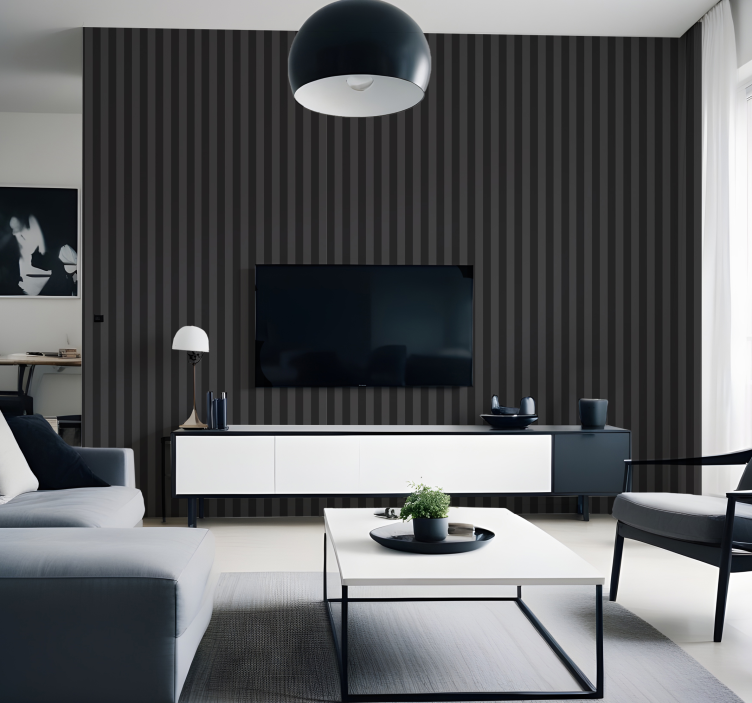 Sorte nuancer Vertikal tapet - TenStickers