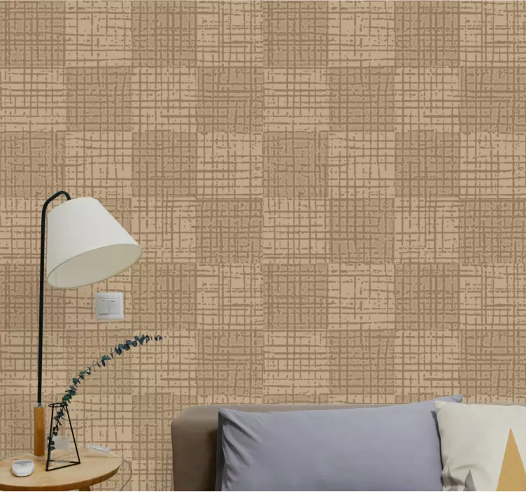 Beige overflade tekstur tapet - TenStickers