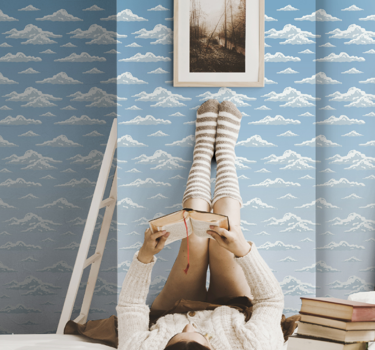 Tapet skyer abstrakt tapet - TenStickers