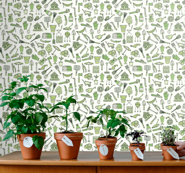 Urban gardening tema by tapet - TenStickers