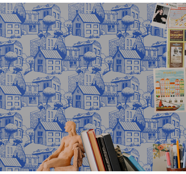 Urban skitse illustration by tapet - TenStickers