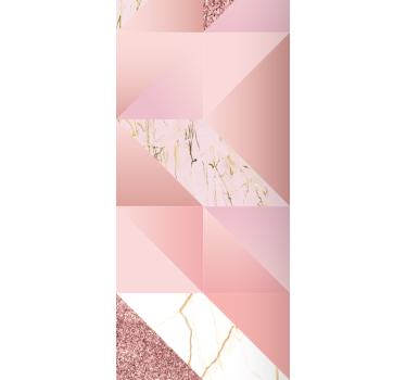 Mat pink tekstur marmor tapet - TenStickers