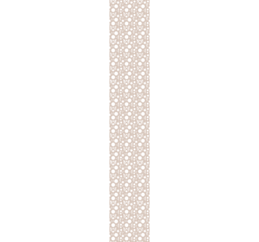 Blomstret hvid display blomster tapet - TenStickers