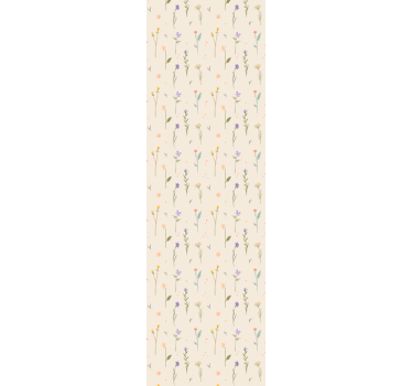 Vildblomst elegance blomster tapet - TenStickers