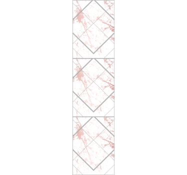 Geometrisk tekstureret design marmor tapet - TenStickers