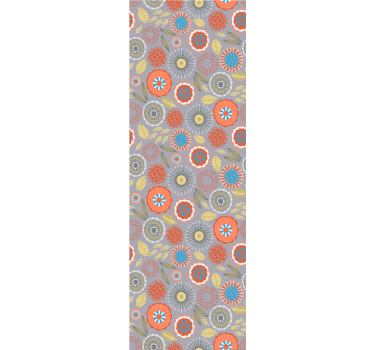 Blomsterudbrud blomster tapet - TenStickers