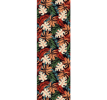 Tropiske planter jungle feber blade tapet - TenStickers