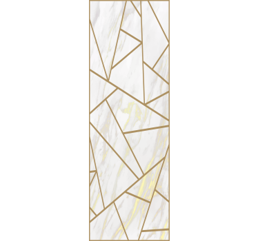 Marmor geometrisk mosaik marmor effekt tapet - TenStickers