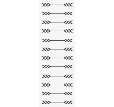 Minimalistiske pilemønstre personlig tapet - TenStickers