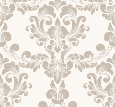 Damask klassisk tapet - TenStickers