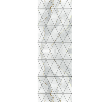 Marmor geometrisk marmor tapet - TenStickers