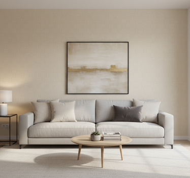 Beige tapet med ensartet tekstur - TenStickers