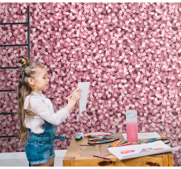Blomster omfavnelse blomster tapet - TenStickers