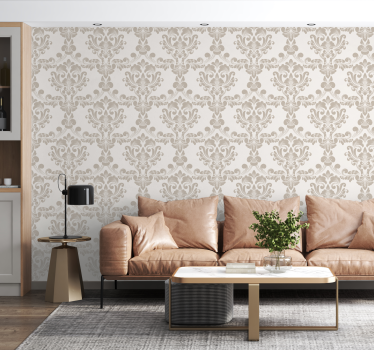 Damask klassisk tapet - TenStickers