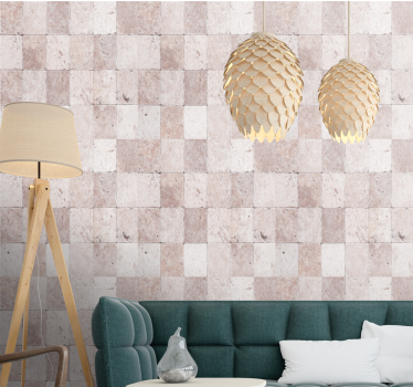 Elegant struktureret overflade marmor tapet - TenStickers