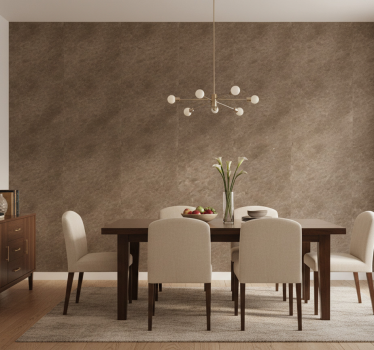 Marmor tapet med brun elegant effekt - TenStickers